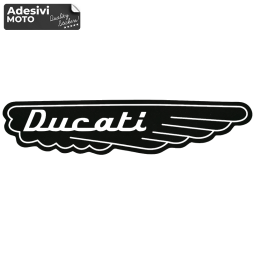 Autocollant Aile Gauche "Ducati" Réservoir-Côtés-Carénage Inférieur-Queue-Casque