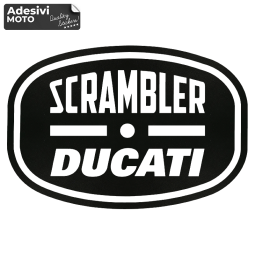 "Scrambler Ducati" Sticker Fuel Tank-Sides-Tip-Tail-Helmet