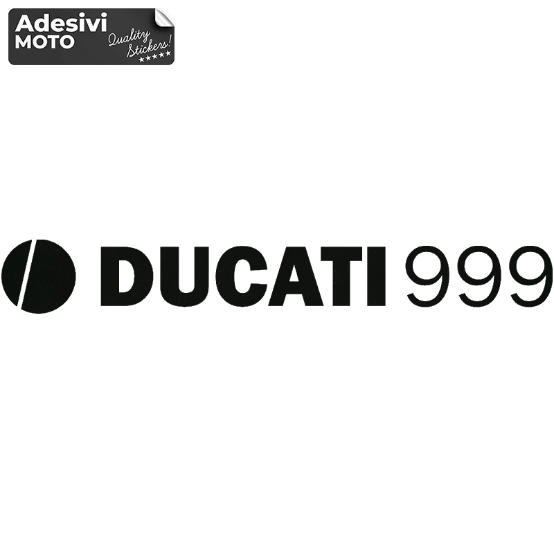Autocollant Logo + "Ducati 999" Réservoir-Côtés-Carénage Inférieur-Queue-Casque