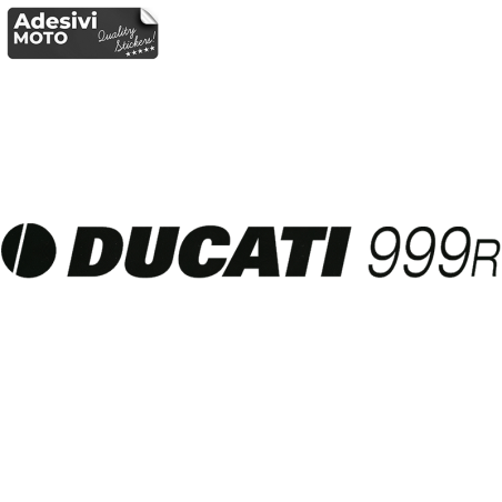 Logo + "Ducati 999R" Sticker Fuel Tank-Sides-Tip-Tail-Helmet