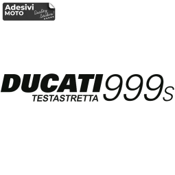 Adesivo "Ducati 999S Testastretta" Serbatoio-Fiancate-Vasca-Codone-Casco