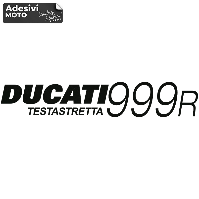 Adesivo "Ducati 999R Testastretta" Serbatoio-Fiancate-Vasca-Codone-Casco