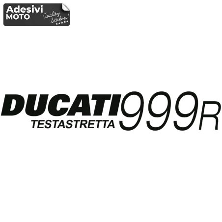 "Ducati 999R Testastretta" Sticker Fuel Tank-Sides-Tip-Tail-Helmet