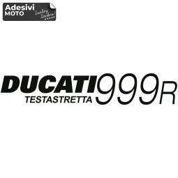 Autocollant "Ducati 999R Testastretta" Réservoir-Côtés-Carénage Inférieur-Queue-Casque