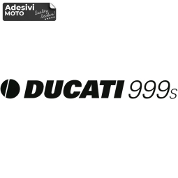 Adesivo Logo + "Ducati 999S" Serbatoio-Fiancate-Vasca-Codone-Casco