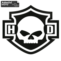 Autocollant Squelette "HD" Réservoir-Aile-Queue-Casque