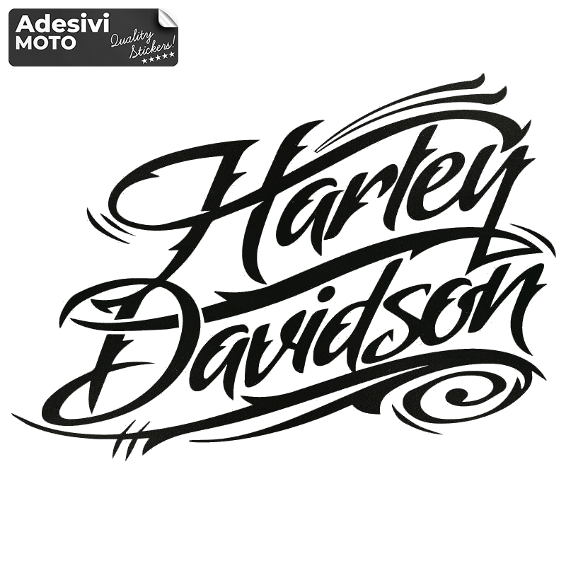 Adesivo "Harley Davidson" Tipo 3 Serbatoio-Parafango-Casco