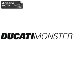 "Ducati Monster" Type 2 Sticker Fuel Tank-Sides-Tail-Helmet