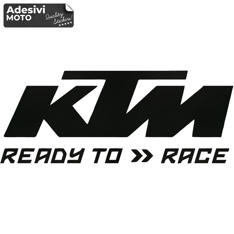 Adesivo "KTM Ready to Race" Casco-Fiancate-Serbatoio-Codone-Parafango