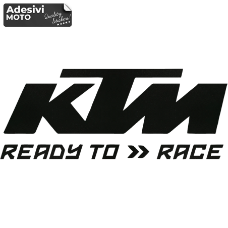 "KTM Ready to Race" Sticker Helmet-Sides-Fuel Tank-Tail-Fender