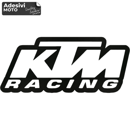 Adesivo "KTM Racing" Tipo 2 Casco-Fiancate-Serbatoio-Codone-Parafango