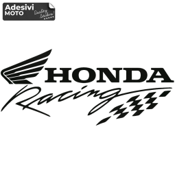 Autocollant "Honda Racing" Type 2 Réservoir-Carénage Inférieur-Queue-Casque