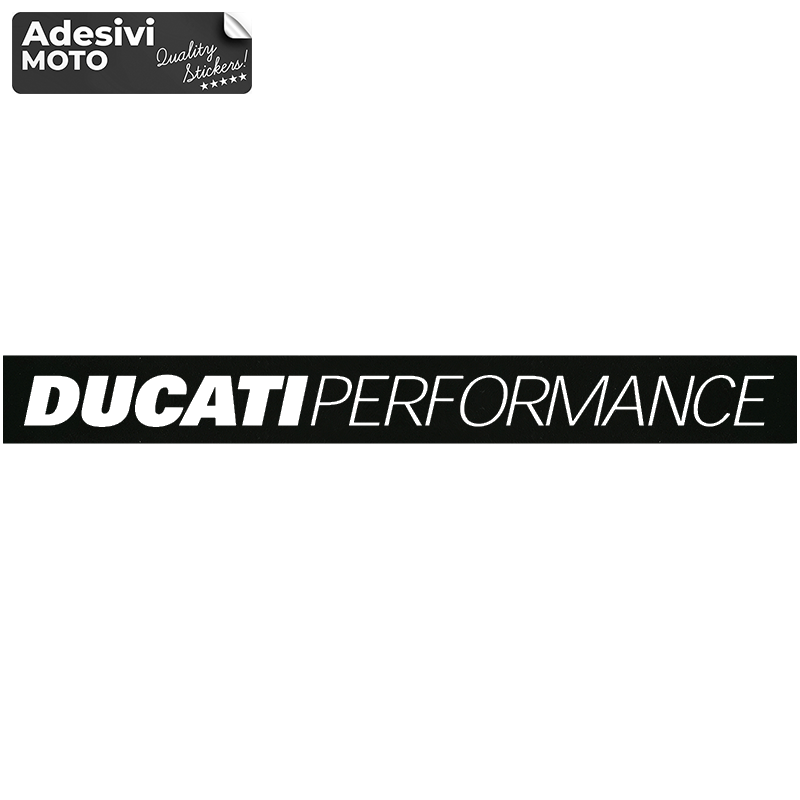 Adesivo "Ducati Performance" Tipo 2 Serbatoio-Fiancate-Vasca-Codone-Casco