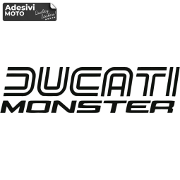 Autocollant "Ducati Monster" Type 3 Réservoir-Côtés-Queue-Casque