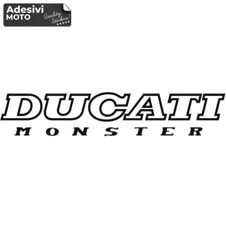Autocollant "Ducati Monster" Type 4 Réservoir-Côtés-Queue-Casque