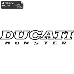 "Ducati Monster" Sticker Type 4 Fuel Tank-Sides-Tail-Helmet