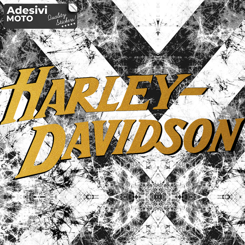 Autocollant Harley Davidson Motorcycles Skull Type 4 Réservoir-Aile-Casque