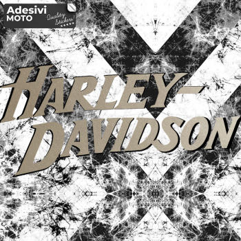 Adesivo "Harley Davidson" Tipo 4 Parafango-Serbatoio-Casco-Codone-Valigie