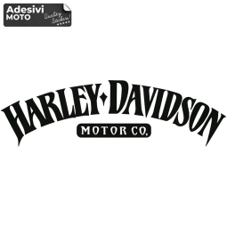 "Harley Davidson Motor Co." Sticker Type 4 Fender-Fuel Tank-Helmet-Tail-Suitcases