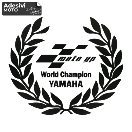 "MotoGP World Champion Yamaha" Sticker Fuel Tank-Helmet-Tip-Tail-Fender-Sides