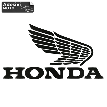 Adesivo Logo + "Honda" Vintage Casco-Parafango-Fiancate-Serbatoio-Codone