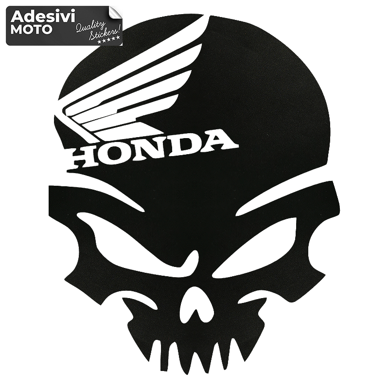 Skeleton Honda Type 3 Sticker Helmet-Fender-Sides-Fuel Tank-Tail