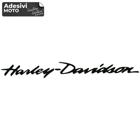 "Harley Davidson" Signature Type 3 Sticker Fuel Tank-Helmet-Windshield