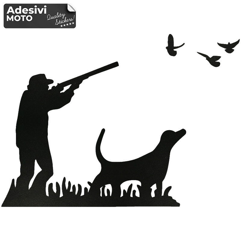 Lapwing Hunting with Dog Sticker Hood-Doors-Sides-Off Road-Car