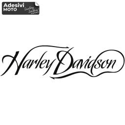 Adesivo Firma "Harley Davidson" Tipo 4 Serbatoio-Casco-Cupolino