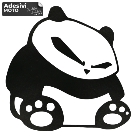 Adesivo Panda Nervoso Serbatoio-Casco-Motorino-Tuning-Auto
