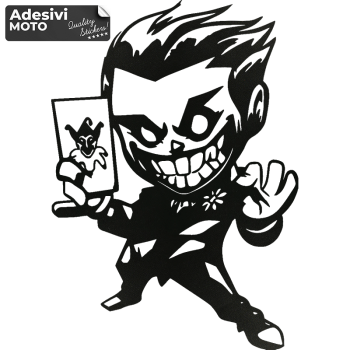 Protezione Serbatoio Moto The Joker - Adesivo 3D In Resina 14x20 Cm - Antigraffio E Riposizionabile - Fai Da Te Per Personalizzare La Tua Moto - 4